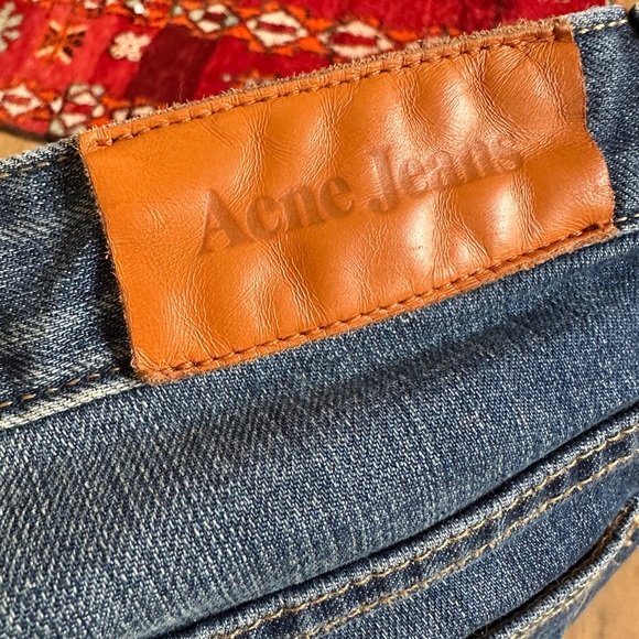 Acne Studios Denim - ACNE Jeans Blue Denim Straight Leg Ankle size 26